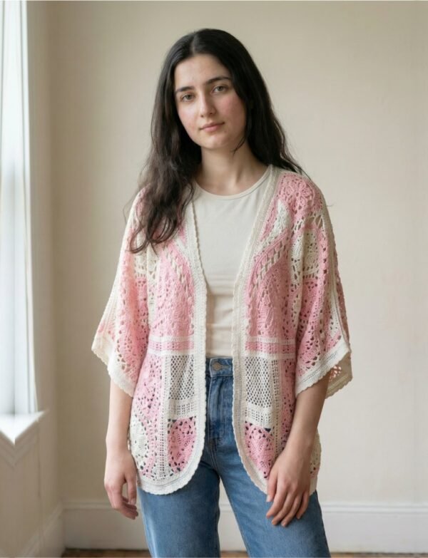 Crochet Lace Pattern Cover-Up