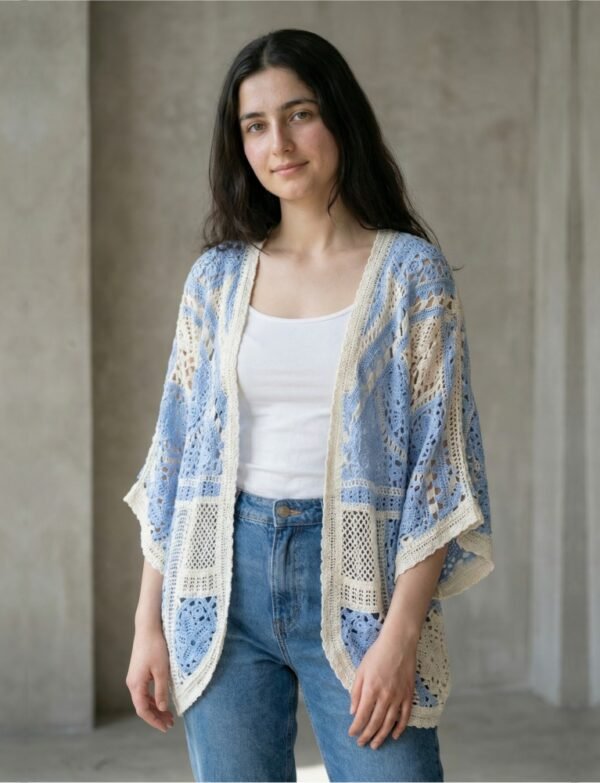 Crochet Lace Pattern Cover-Up