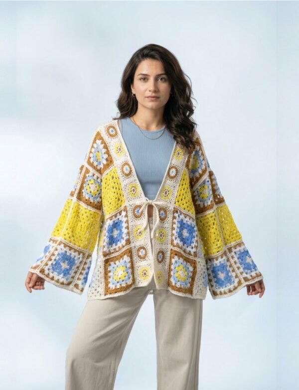Crochet Kimono Knott Front