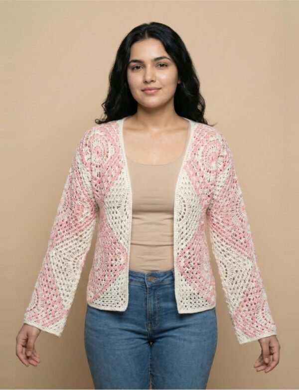 Granny Square Crochet Cardigan